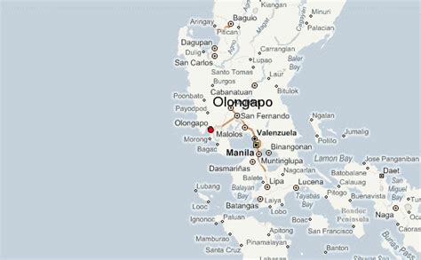 map of olongapo city philippines.